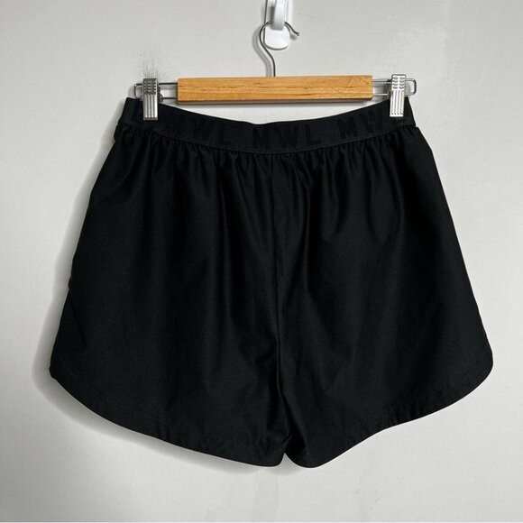 Madewell Womens Size Medium MWL Allways Pull-On Shorts Black Casual Lightweight - Picture 3 of 13